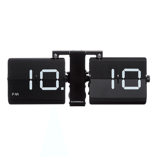 flipping out black flip clock
