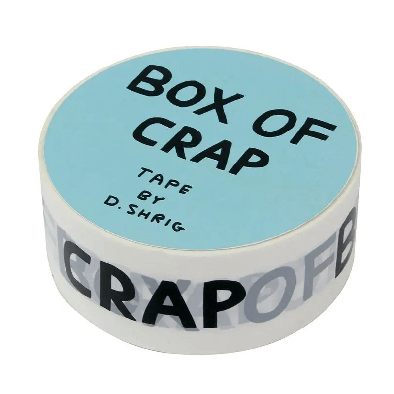 box of crap packing tape