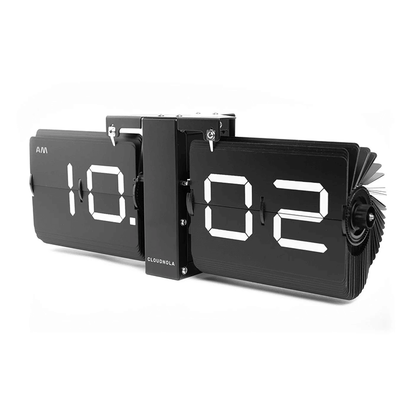 flipping out black flip clock