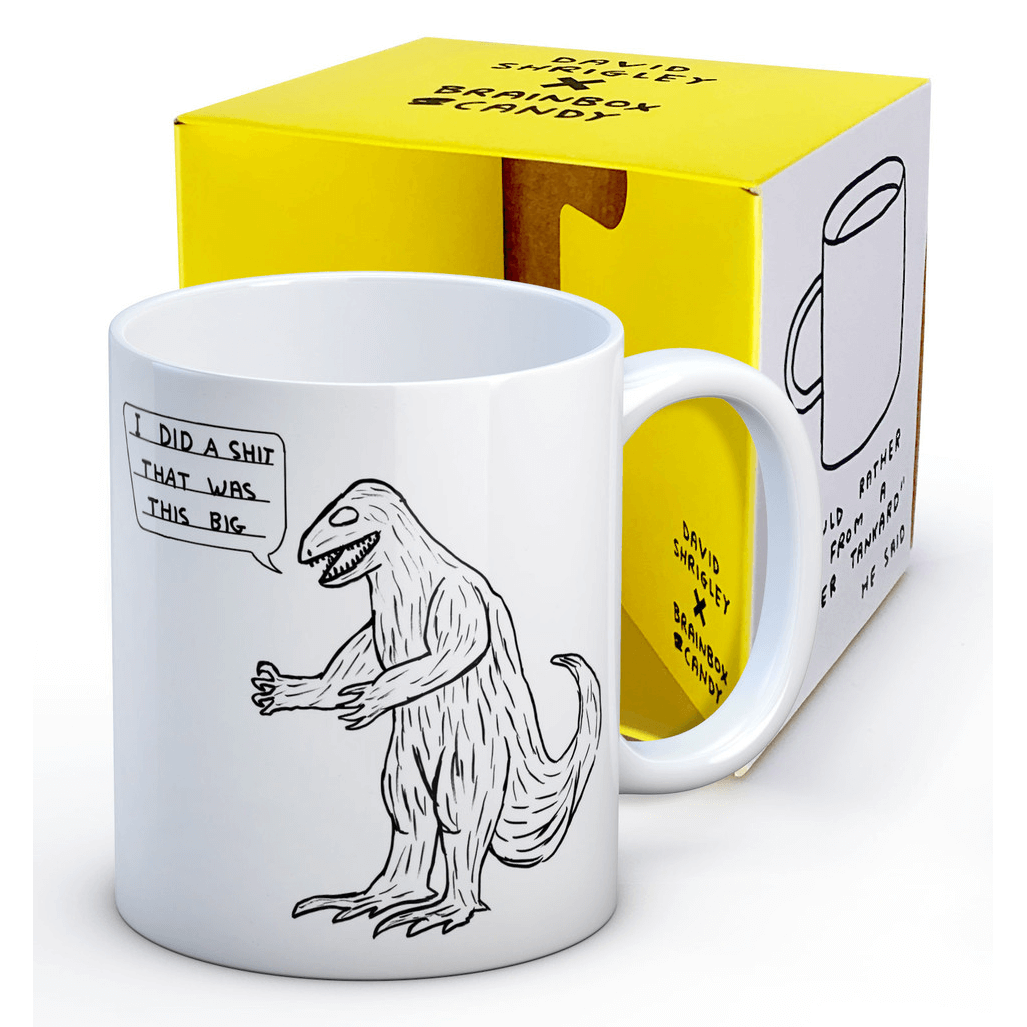 dinosaur s*** mug