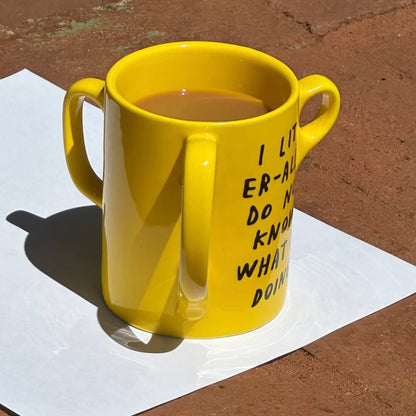 i literally do not know mug